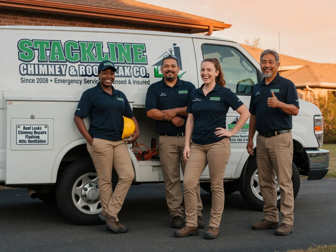Chimney flashing repair company in Beeler, KS